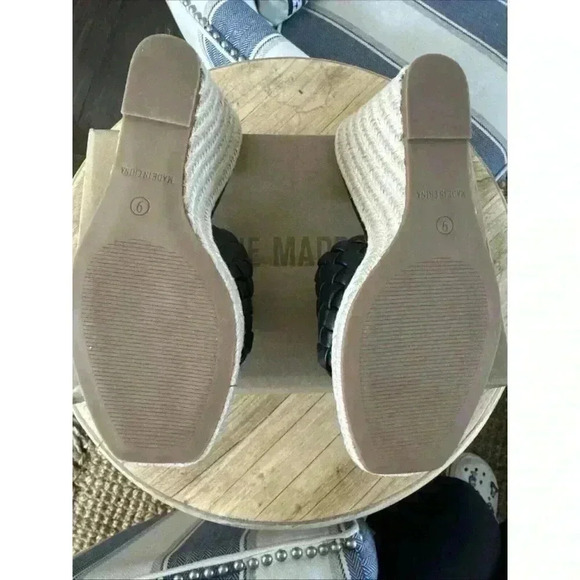 NWB Steve Madden Udele Wedge Mule Women Sandals Woven Sz 9 Platform - Picture 9 of 9